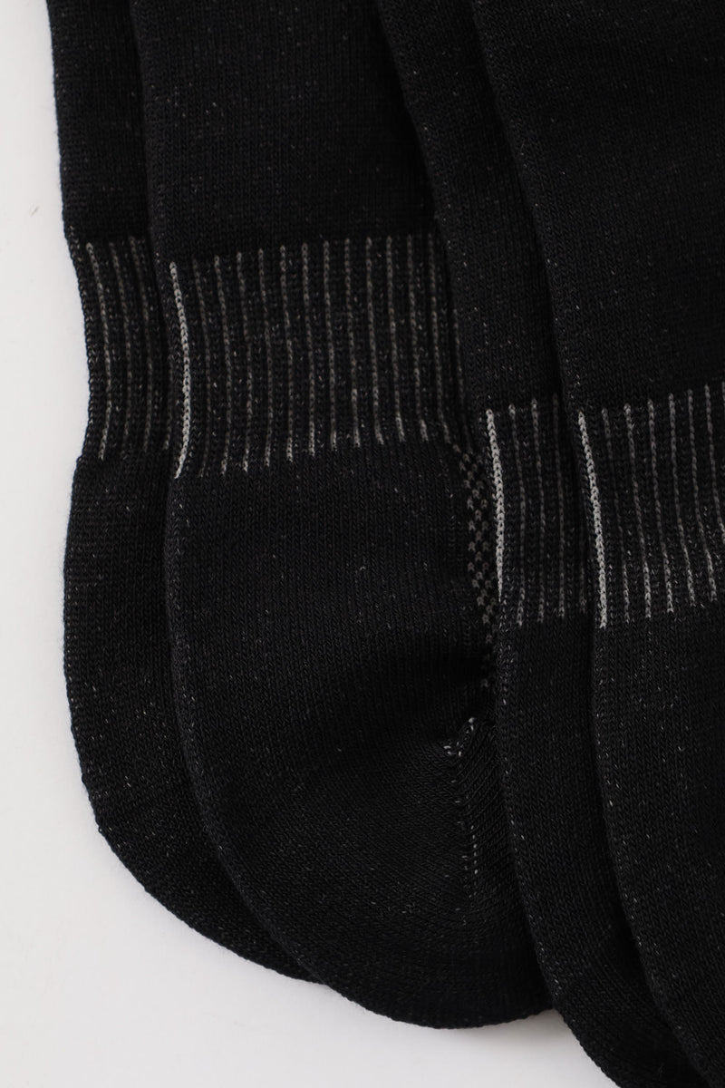 3 Pack Lowcut Sport Socks - Black