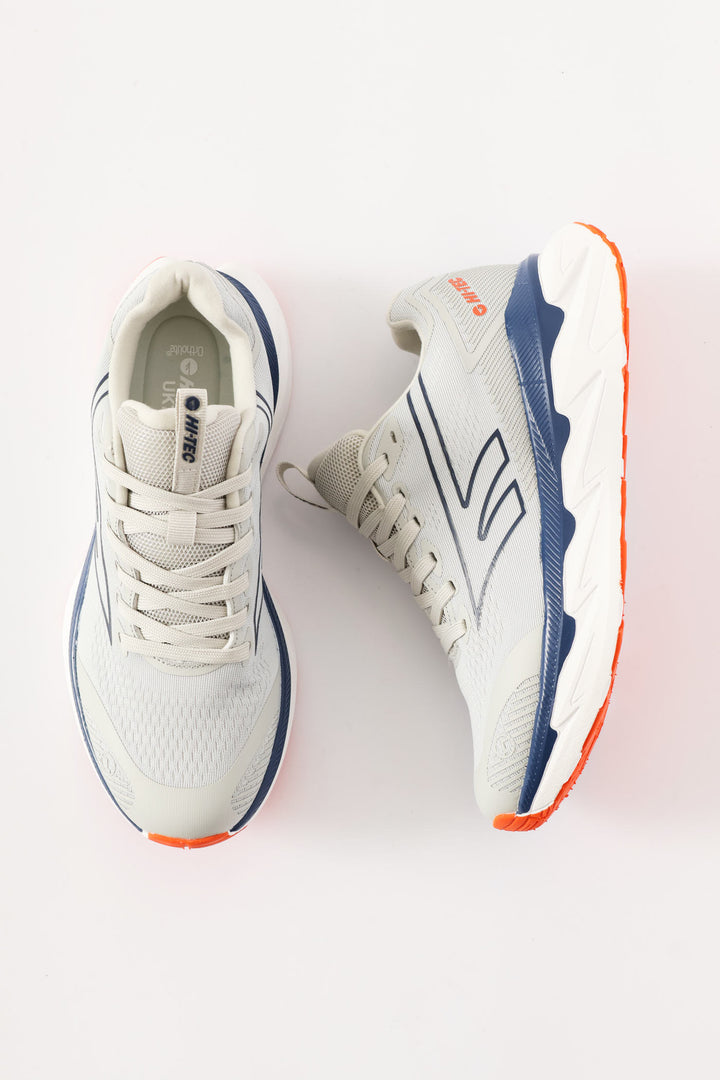 Sumba Lace Up Trainer - Grey