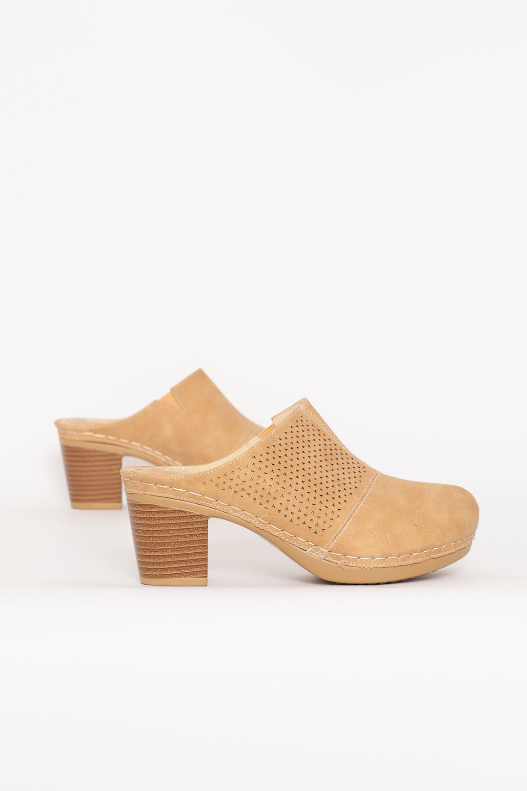 Soft Seanna Clog Heel - Mocha