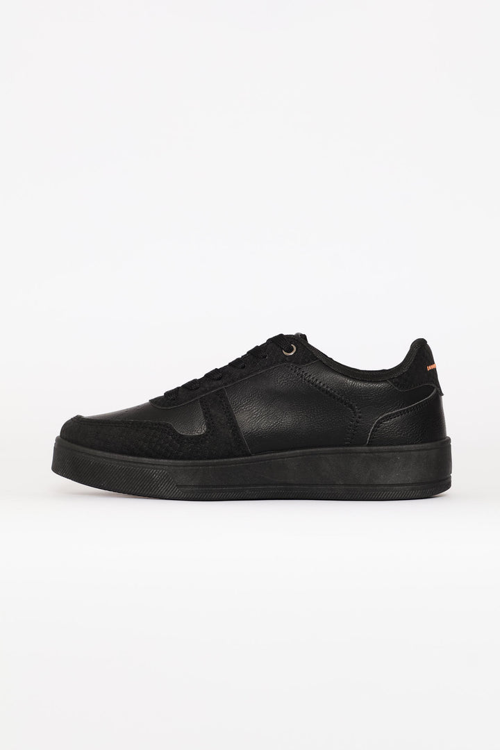 Jasper Lace Up Sneaker - Black