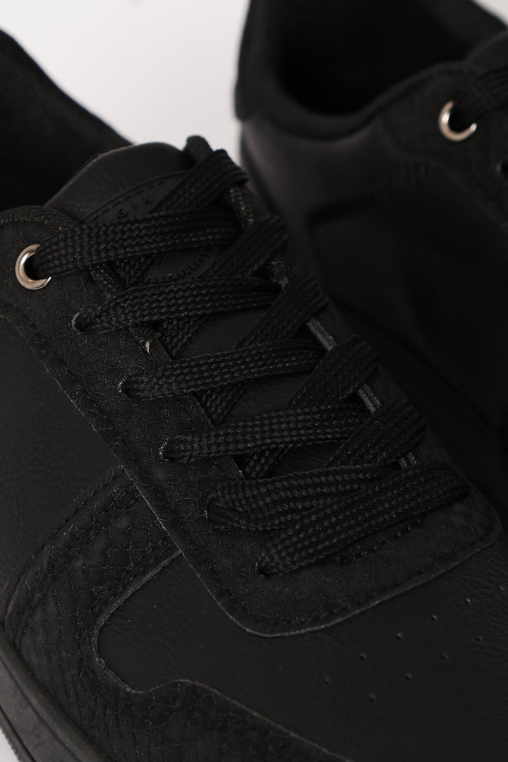 Jasper Lace Up Sneaker - Black