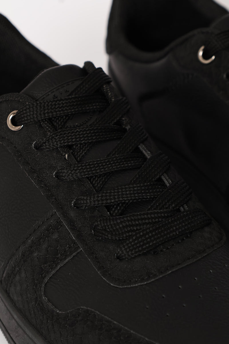 Jasper Lace Up Sneaker - Black