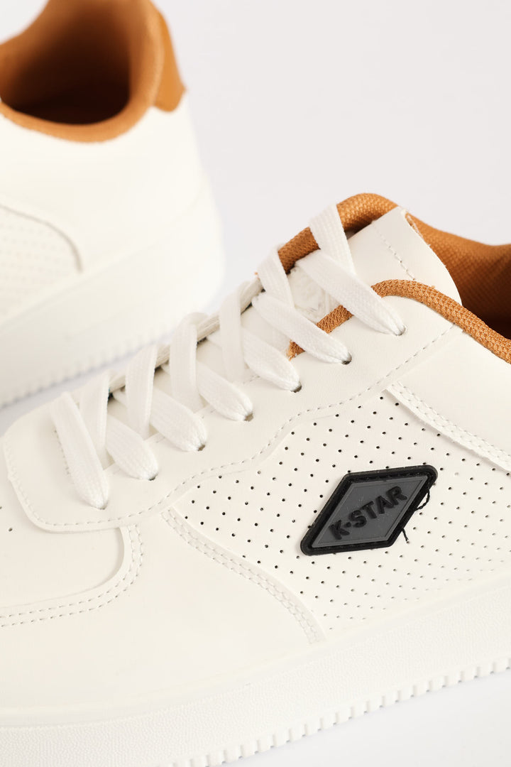 Quest Lace Up Sneaker - White