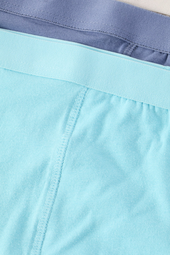 Boys 3 Pack Plain Boxers - Multi