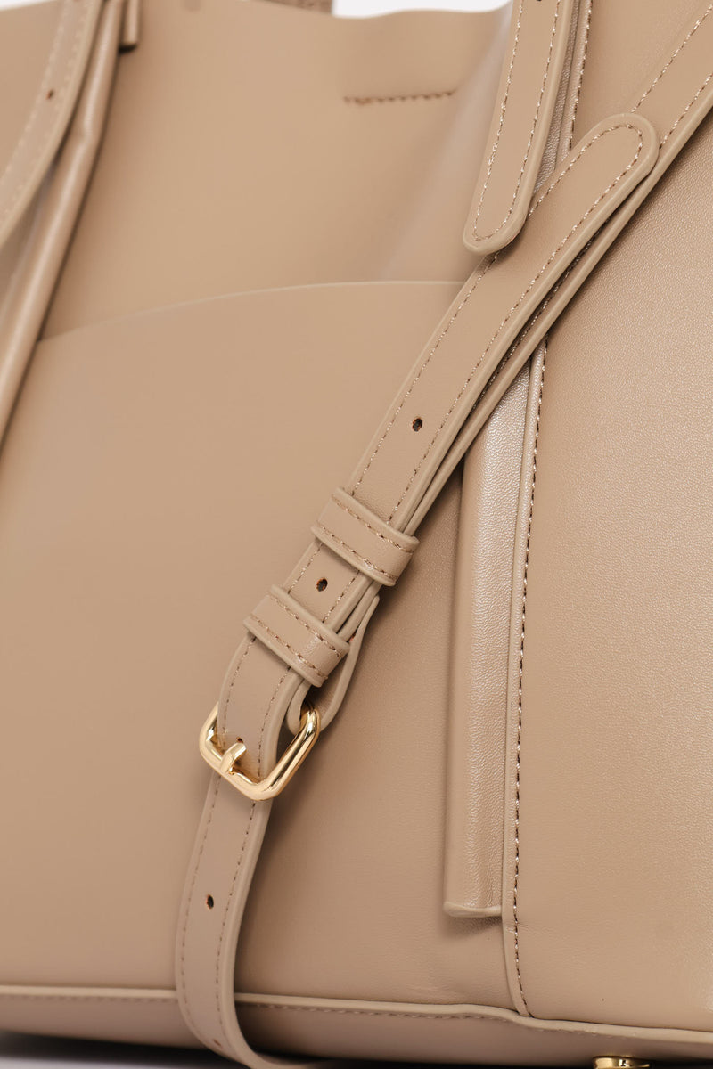 Veralia Classic Tote Bag - Taupe