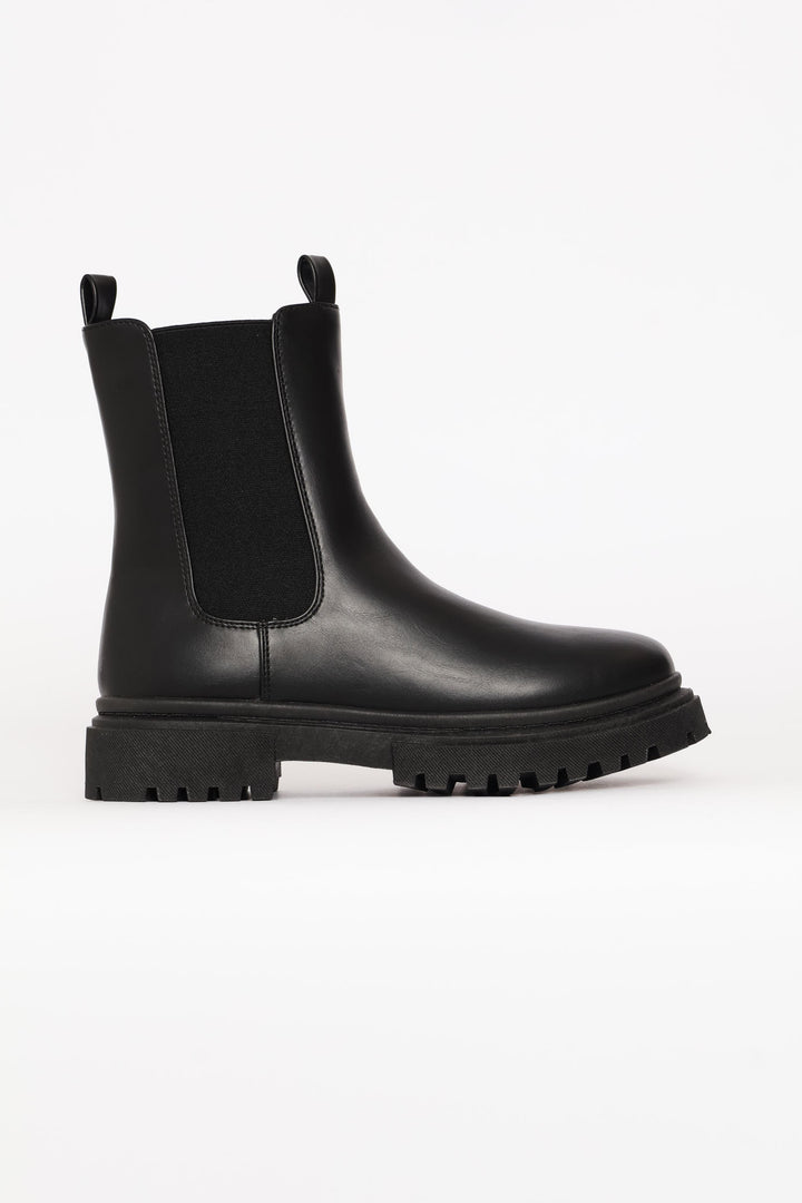Chunky Chelsea Boot - Black
