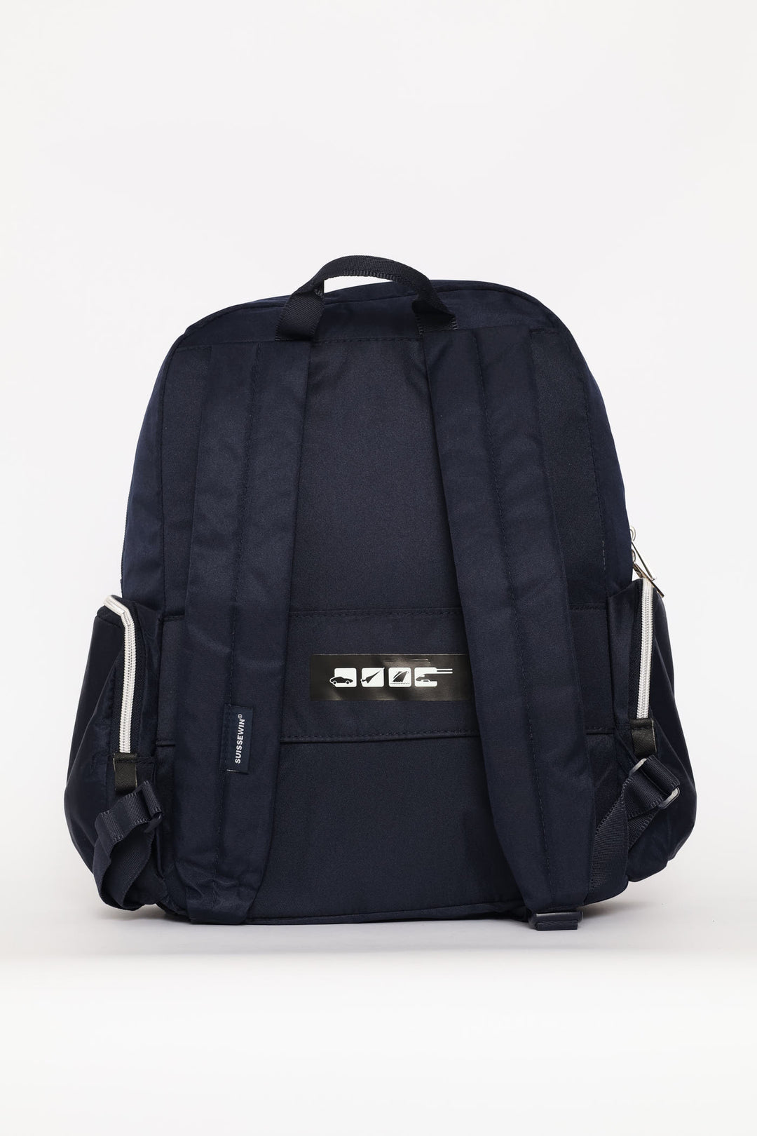 Front Zip Backpack - Navy