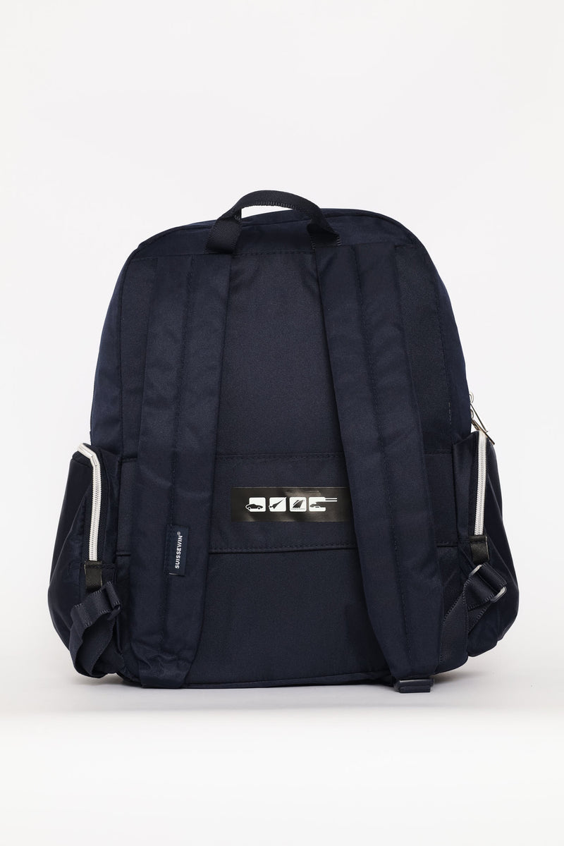 Front Zip Backpack - Navy