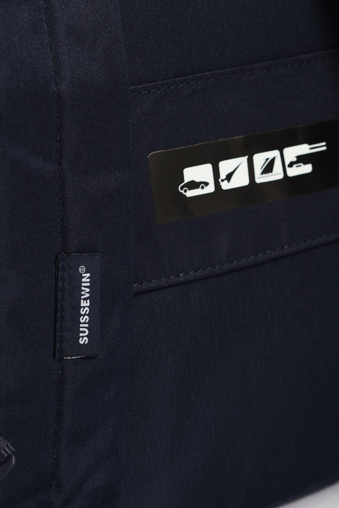 Front Zip Backpack - Navy