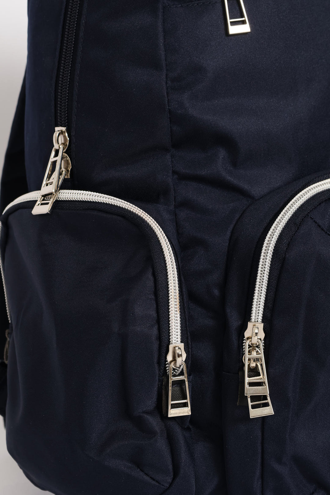 Front Zip Backpack - Navy
