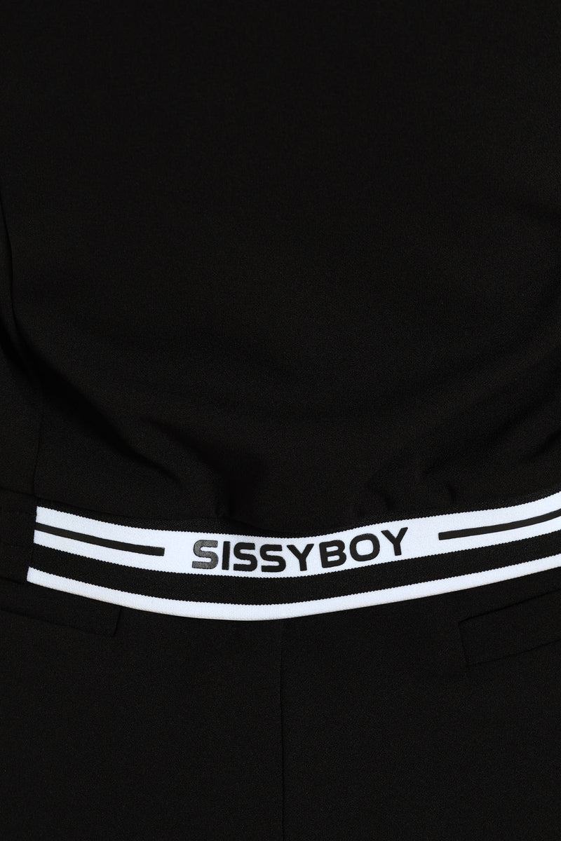Sporty Cropped Jacket - Black