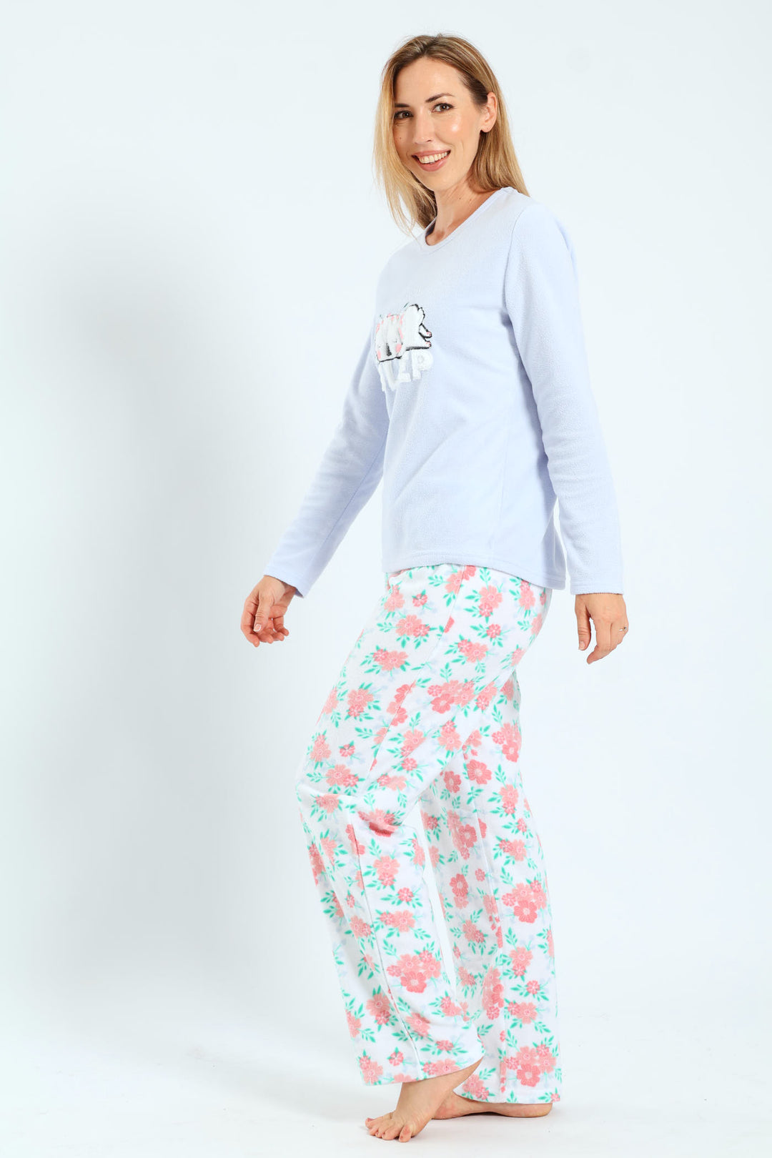 Polar Fleece Sleepy Koala Sleep Set - Blue