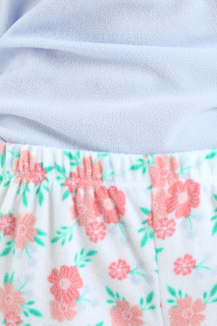 Polar Fleece Sleepy Koala Sleep Set - Blue