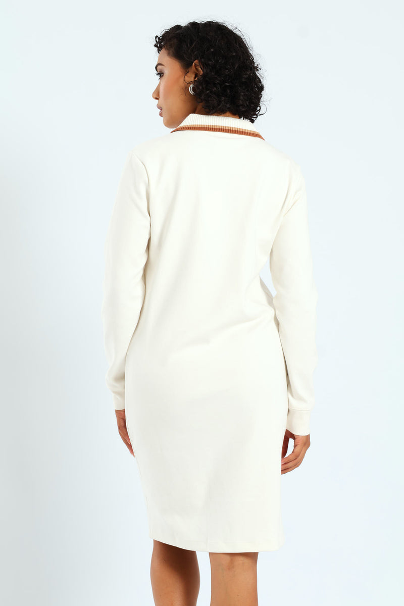 Sam Long Sleeve V-Neck Golfer Dress