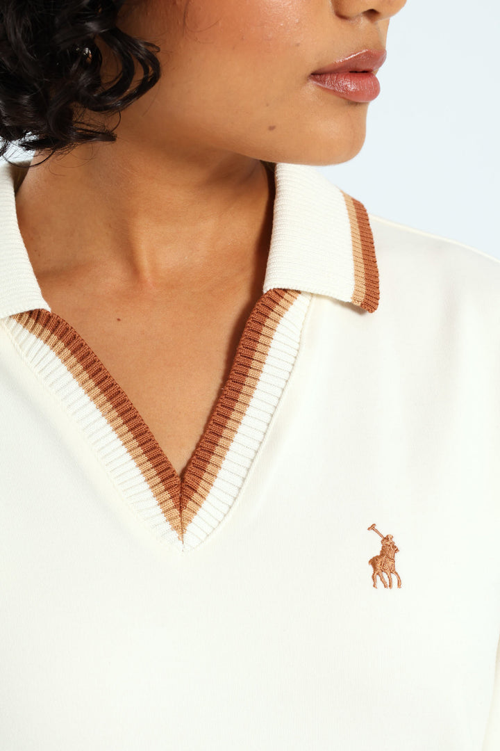 Sam Long Sleeve V-Neck Golfer Dress