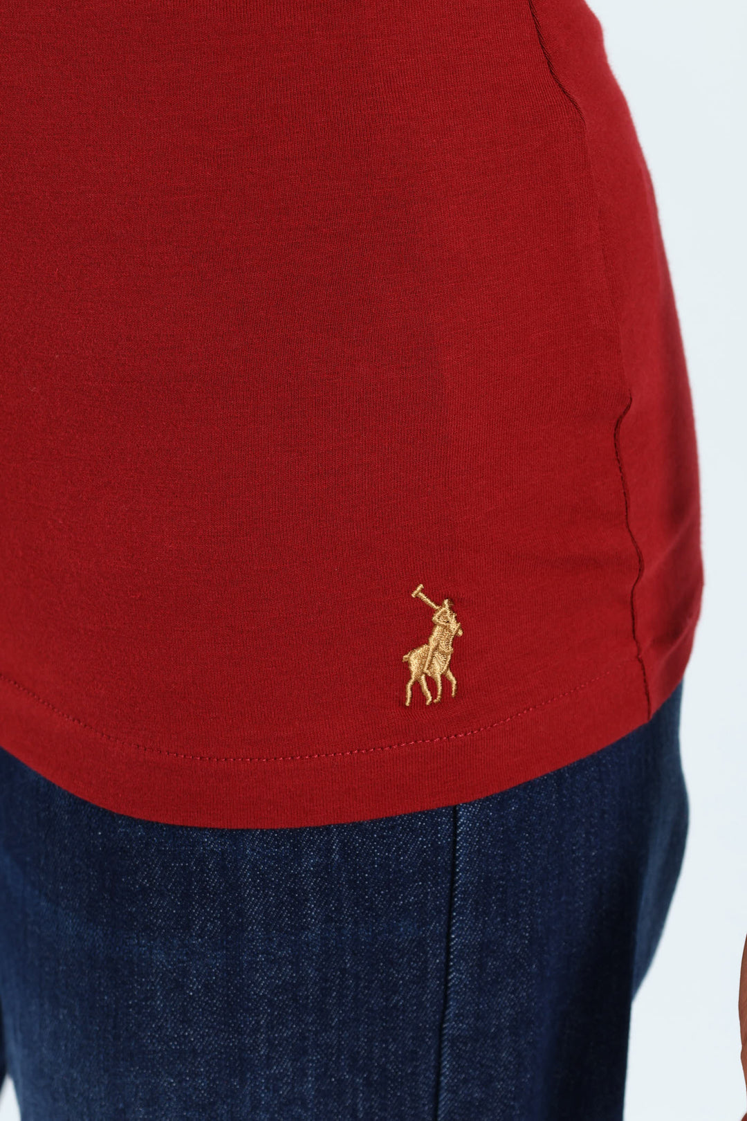 Anele Embellished Tee - Red