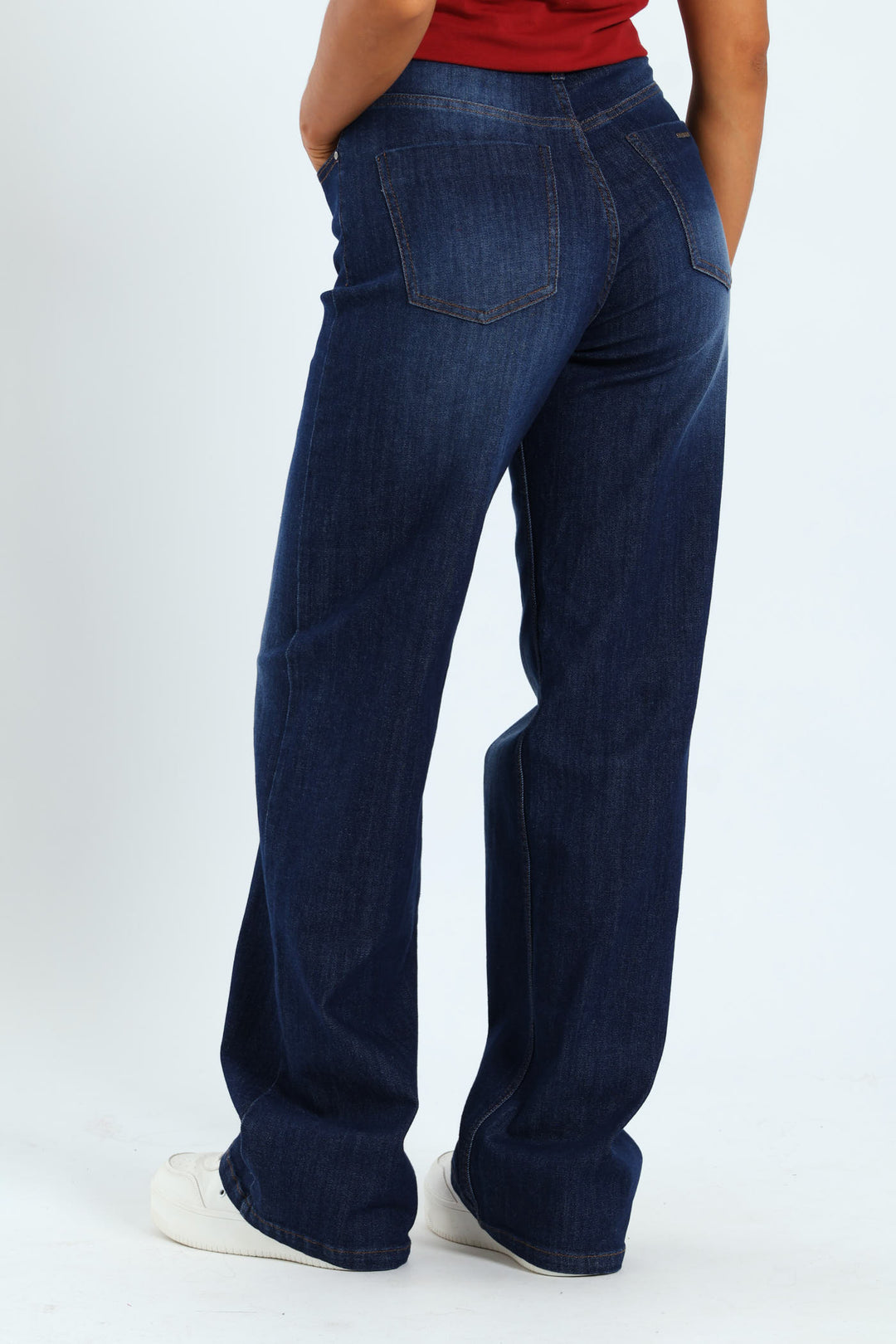 Wide Leg Denim - Dark Wash