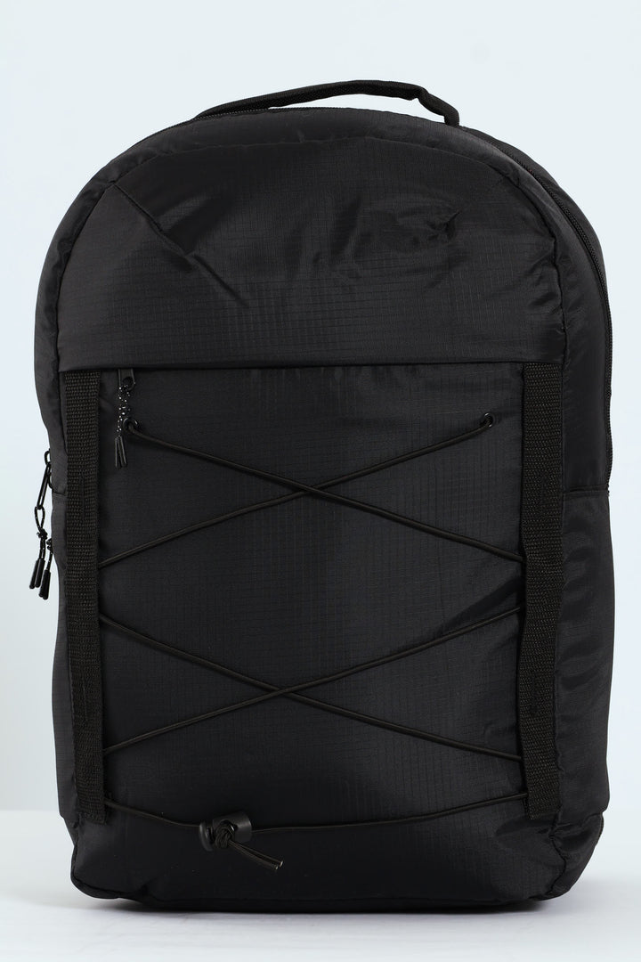 Drawstring Backpack - Black