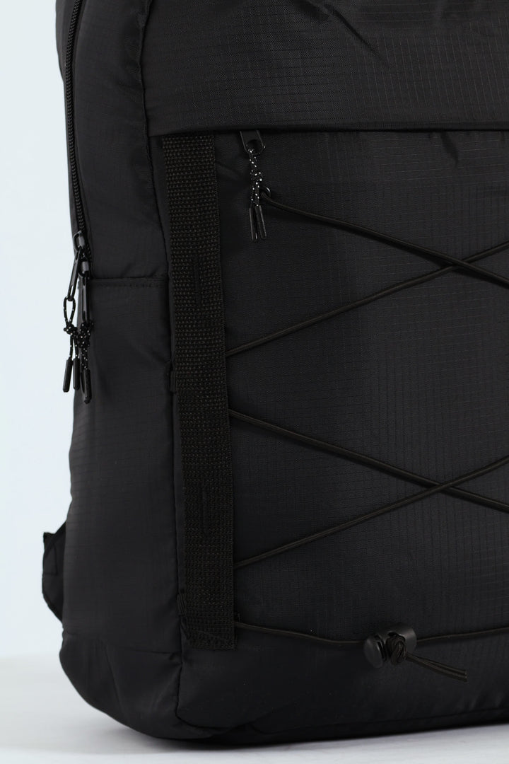 Drawstring Backpack - Black