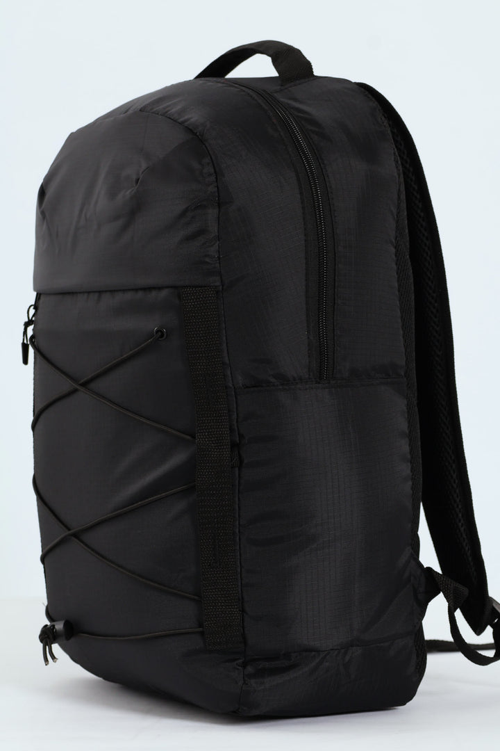 Drawstring Backpack - Black