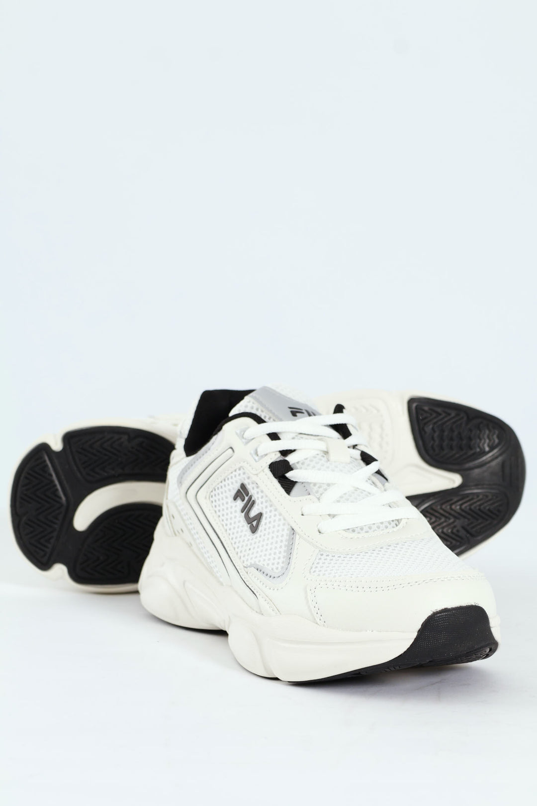 Arturo Lace Up Trainer - White/Black