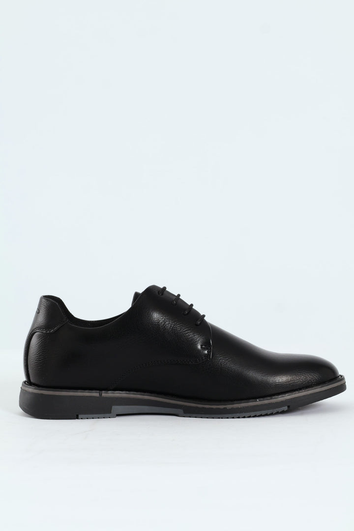 Smart Casual Derby Shoe - Black