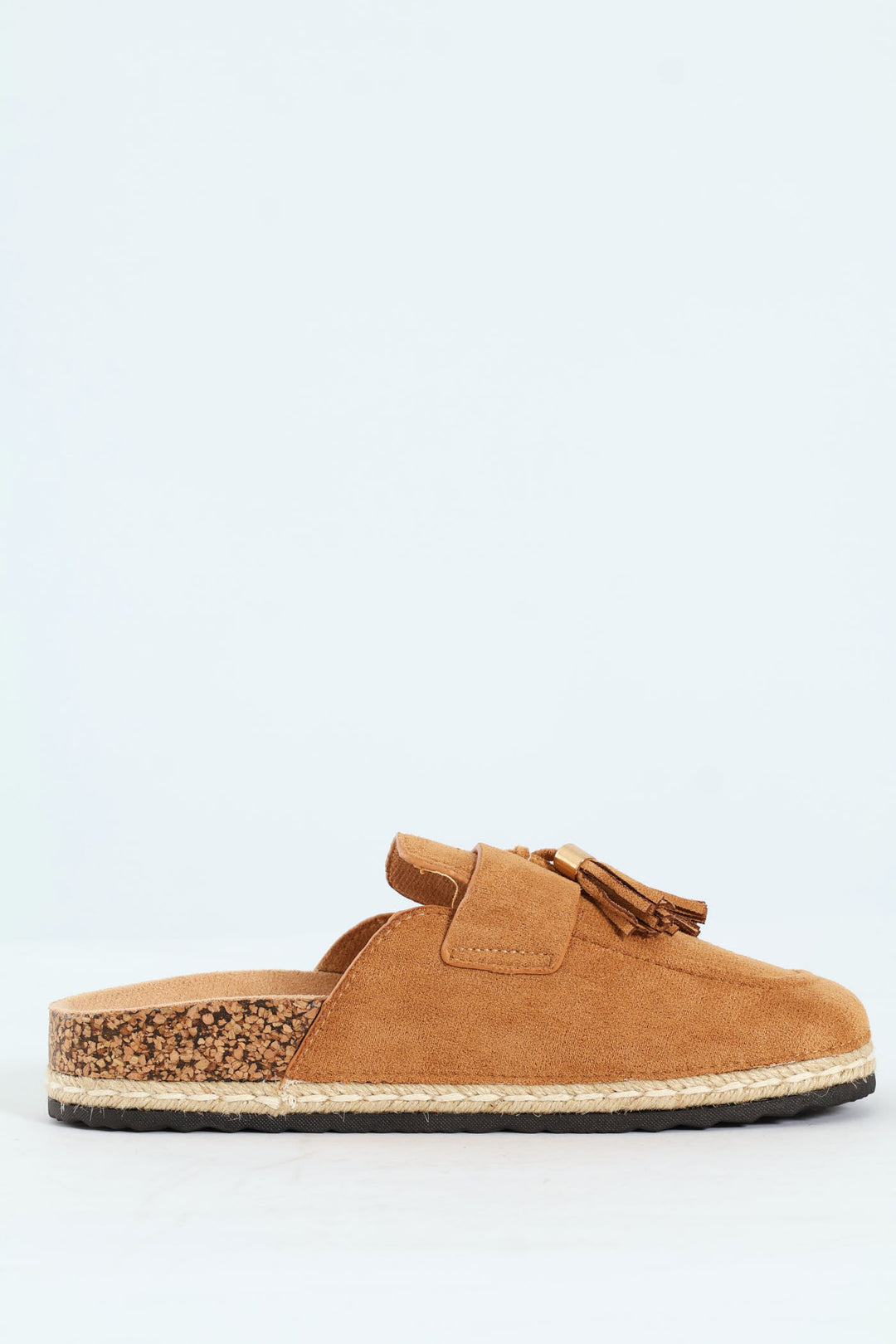 Tassle Detail Push In Mule - Natural
