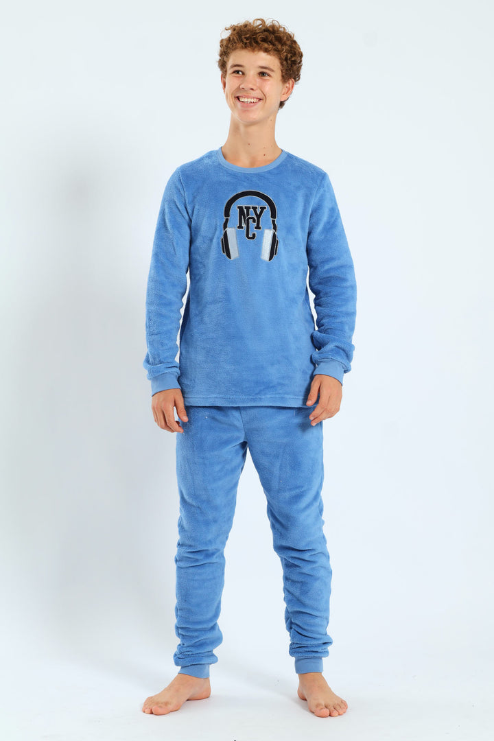 Boys NYC Headphones Sleep Set - Blue