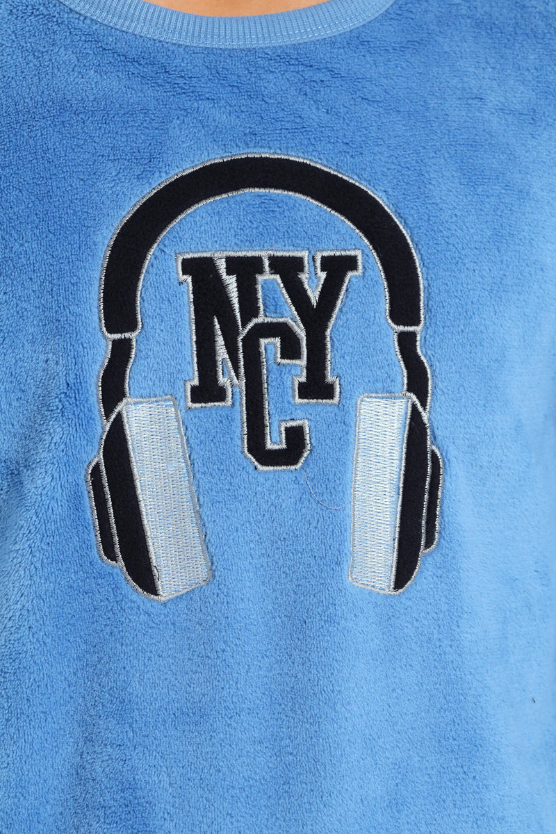 Boys NYC Headphones Sleep Set - Blue
