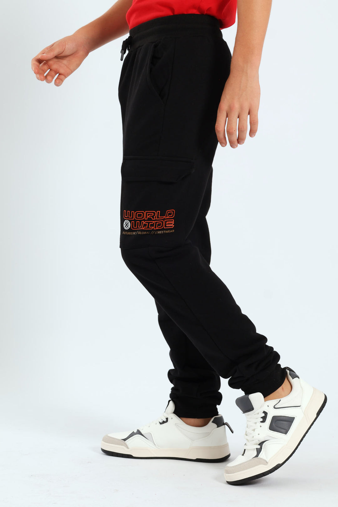 Boys Cargo Explore Jogger - Black