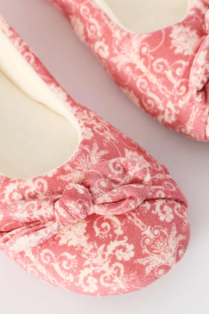 Fleece Pump Slippers - Blush