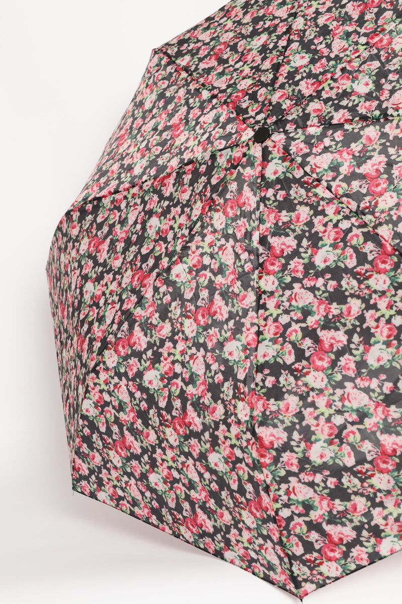Mini 3 Fold Floral Print Umbrella - Multi