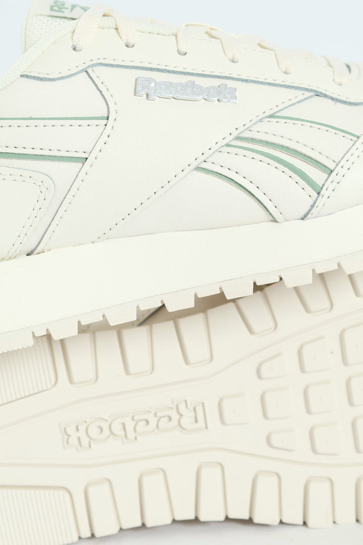 Glide Street Lace Up Sneaker - Cream