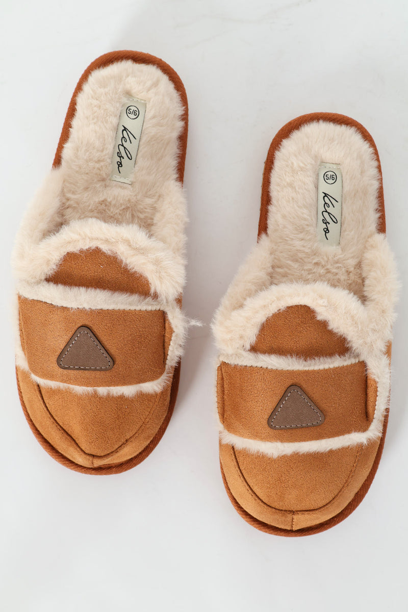 Penny Moccasin Mule Slipper - Tan