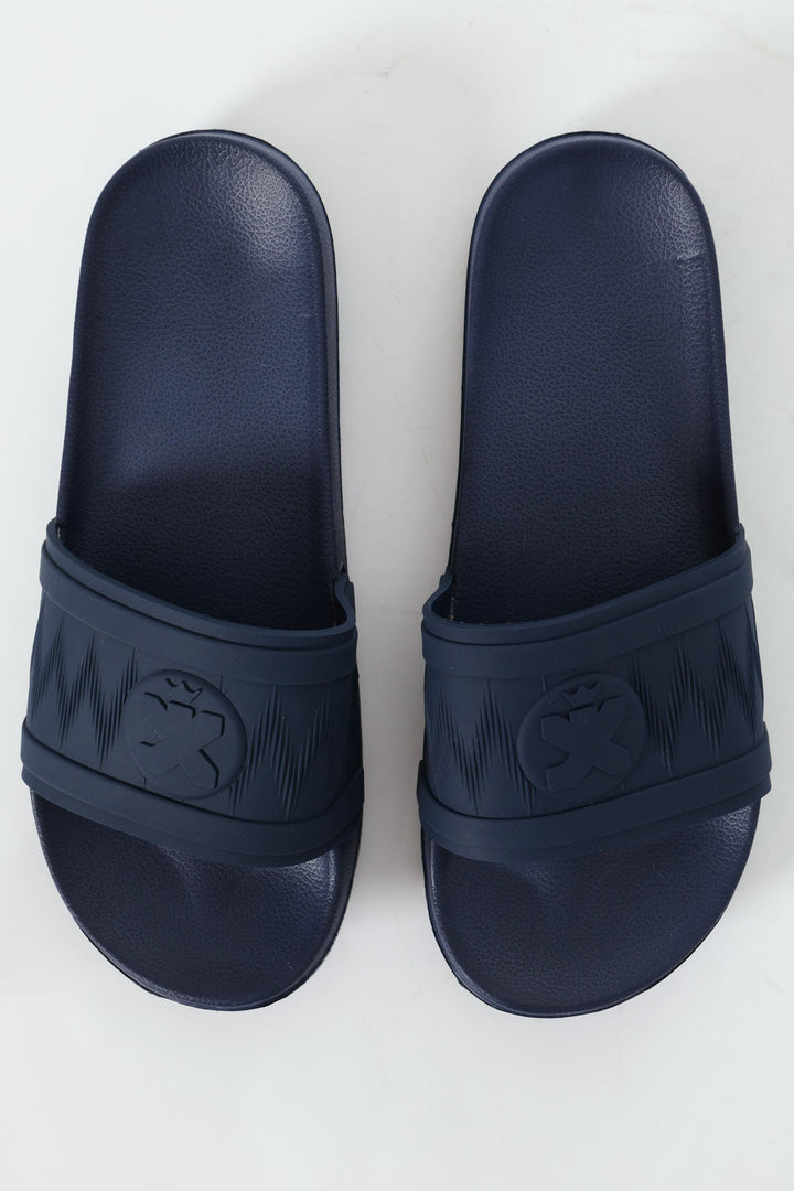 Rubber Upper Pool Slide - Navy