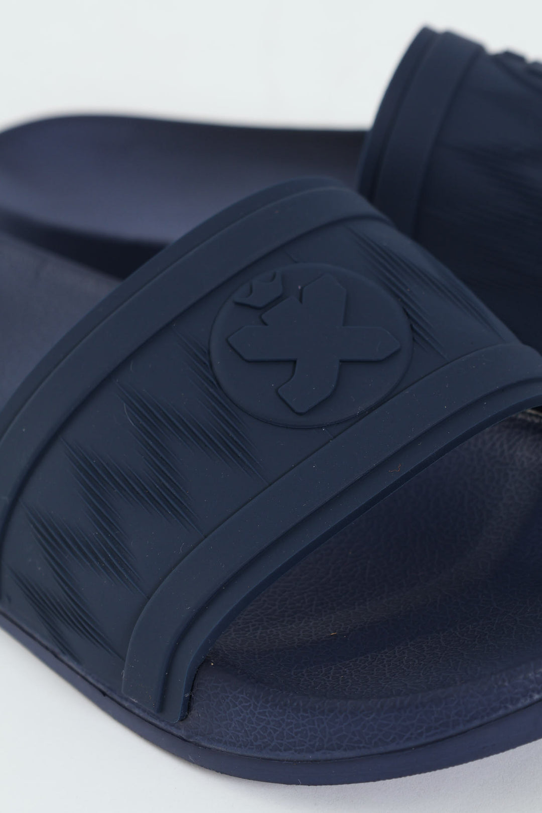 Rubber Upper Pool Slide - Navy