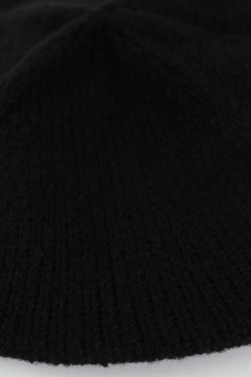 Knitted Beret - Black
