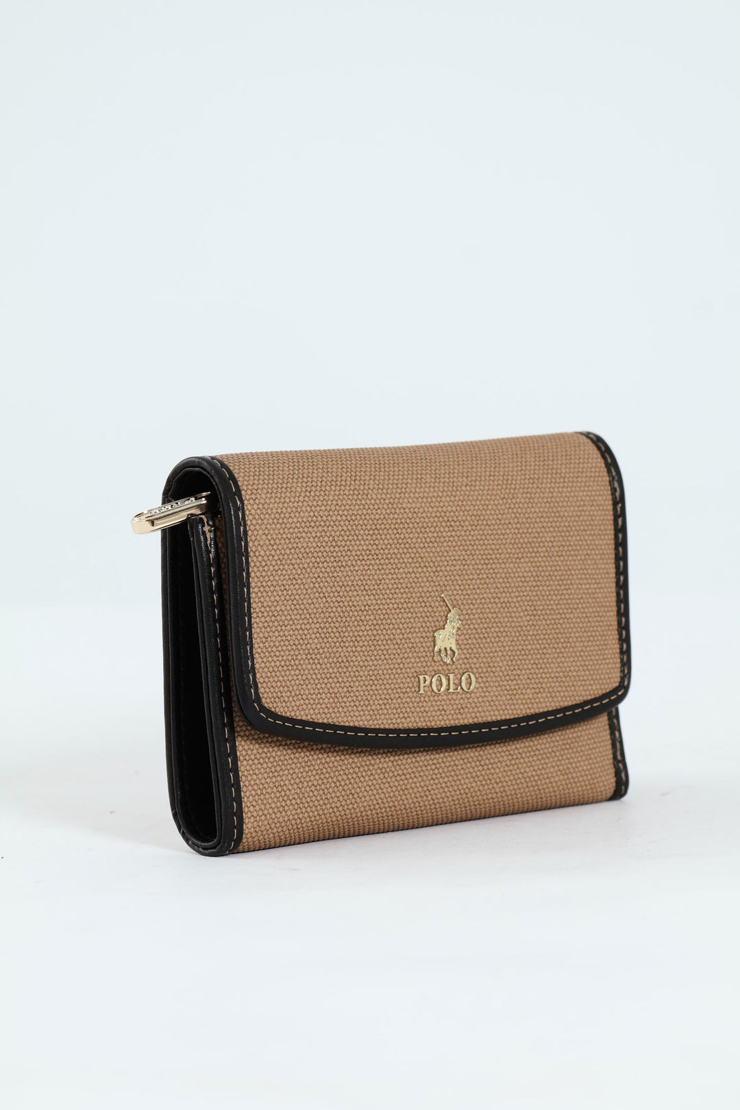 Sahara Compact Trifold Purse - Black