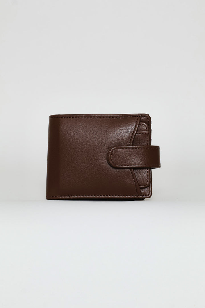 Bill Fold Wallet With Removable Cardholder - Tabacco