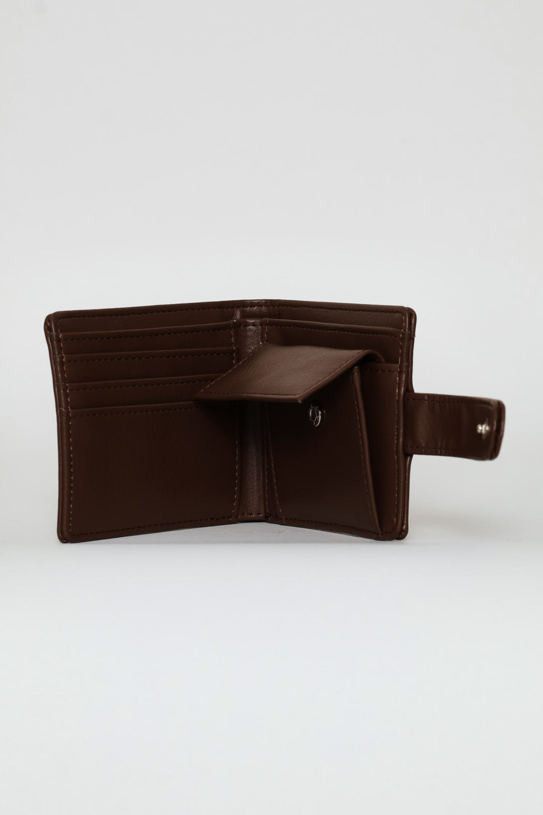 Bill Fold Wallet With Removable Cardholder - Tabacco