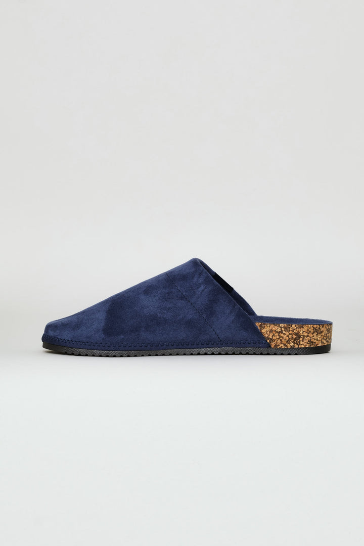 Plain Upper Comfort Clog - Navy