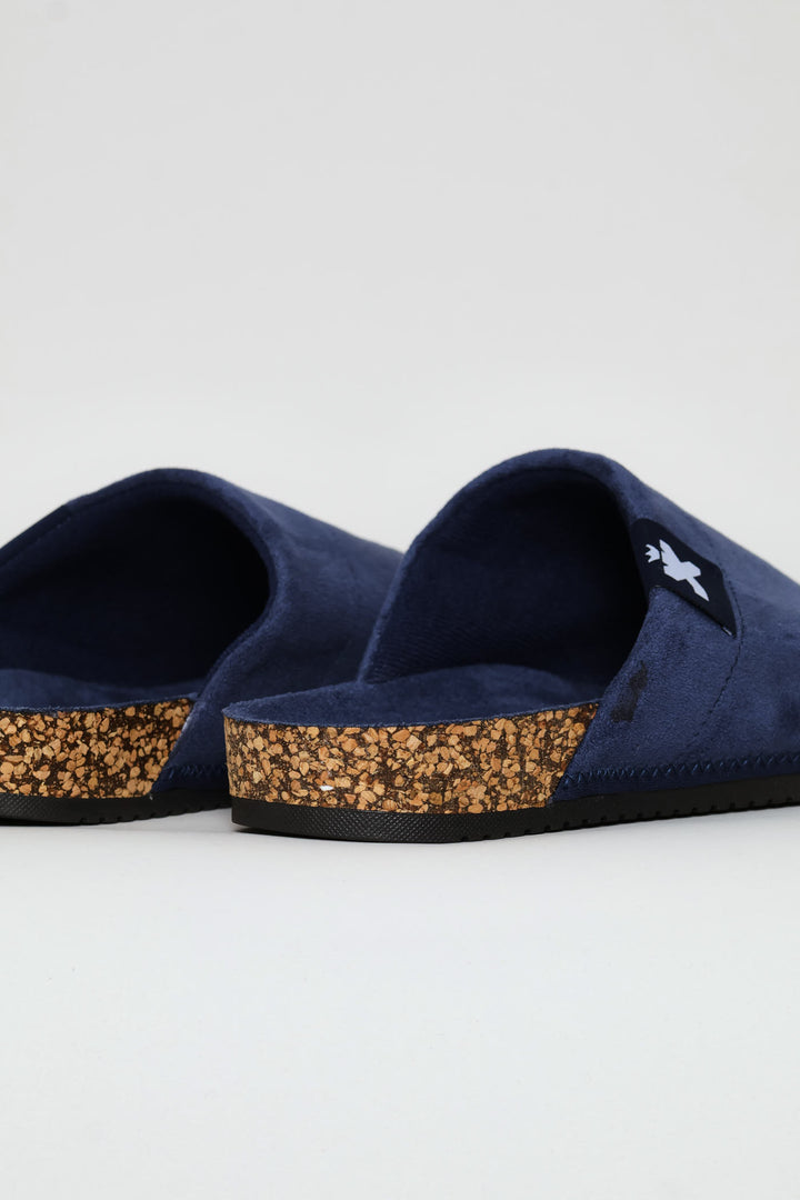 Plain Upper Comfort Clog - Navy