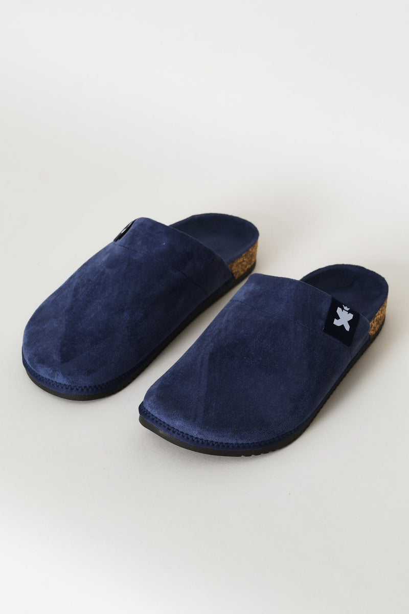 Plain Upper Comfort Clog - Navy