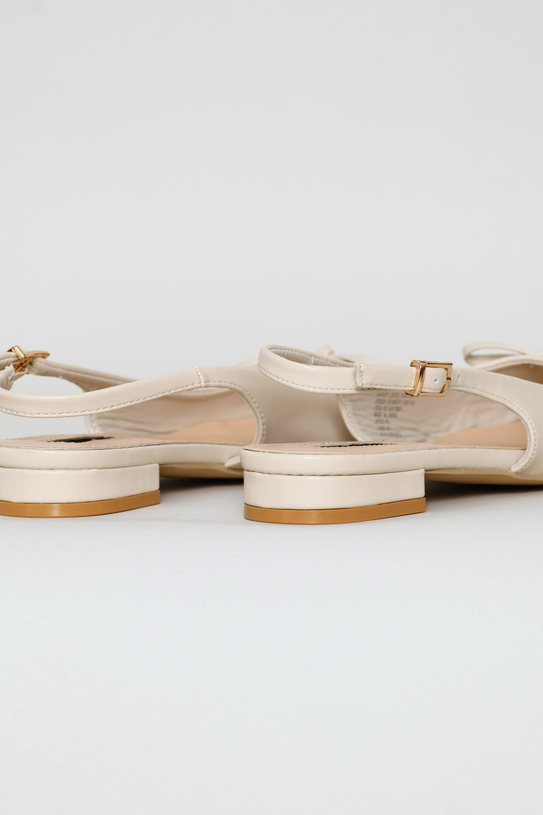Dainty Bow Slingback - Off White