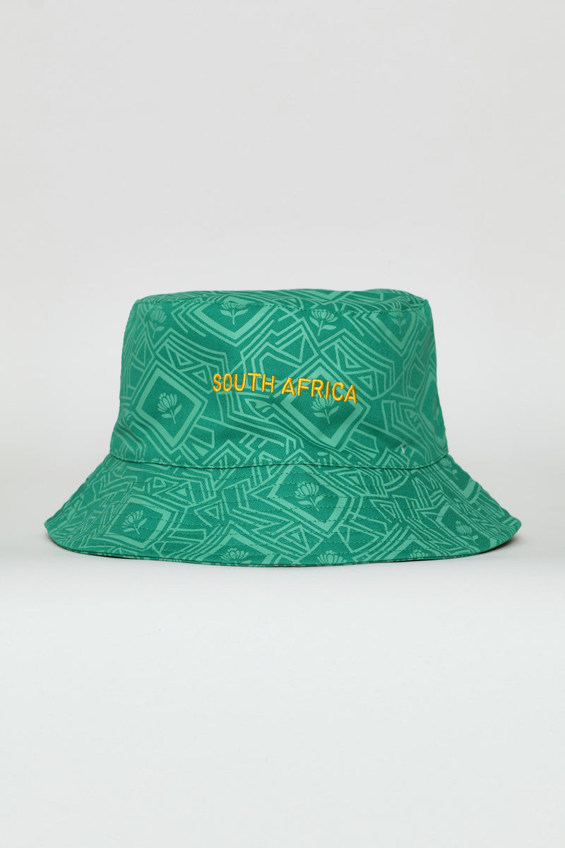 Print Bucket Hat - Green