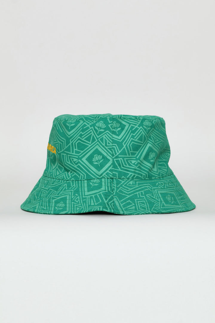 Print Bucket Hat - Green