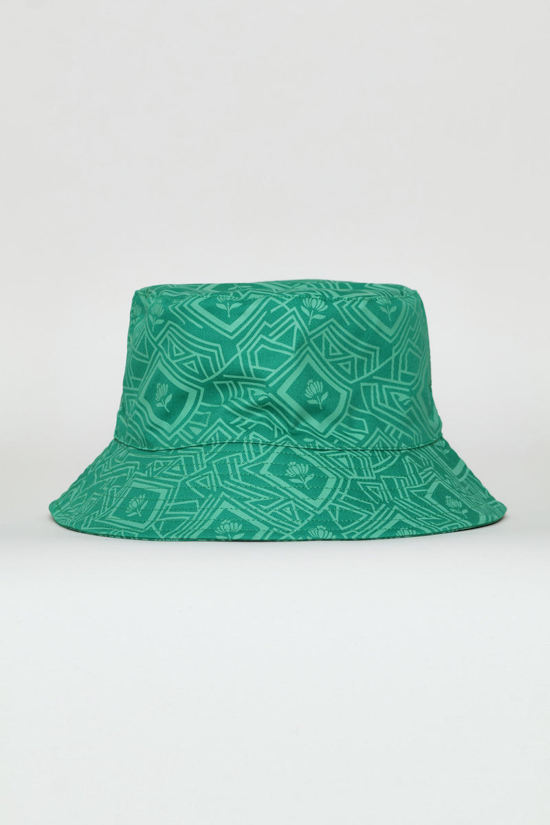 Print Bucket Hat - Green