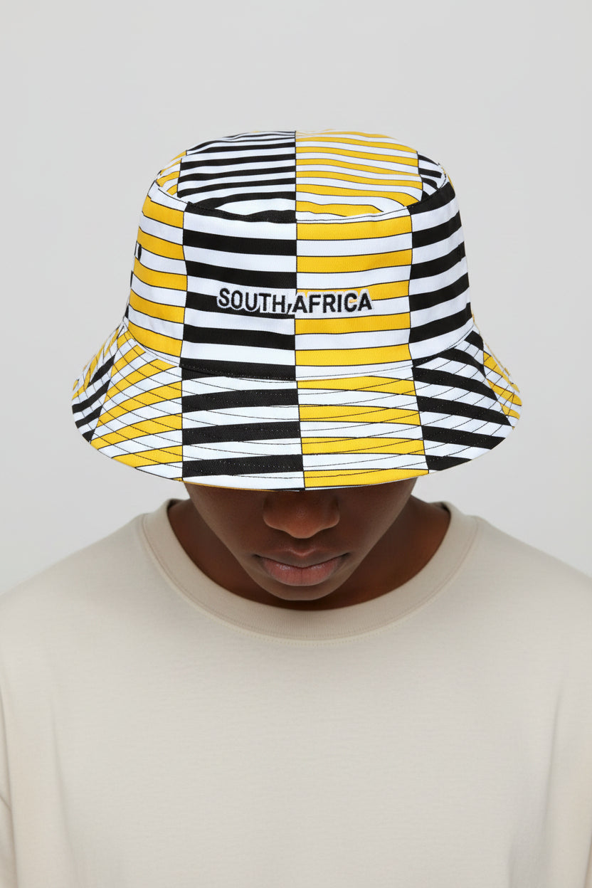 Bafana Bucket Hat - Black/Yellow