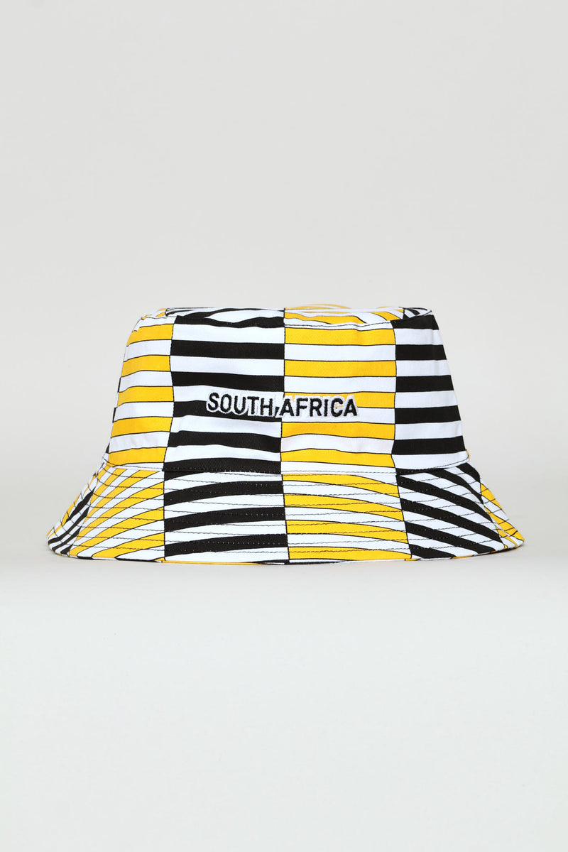 Bafana Bucket Hat - Black/Yellow