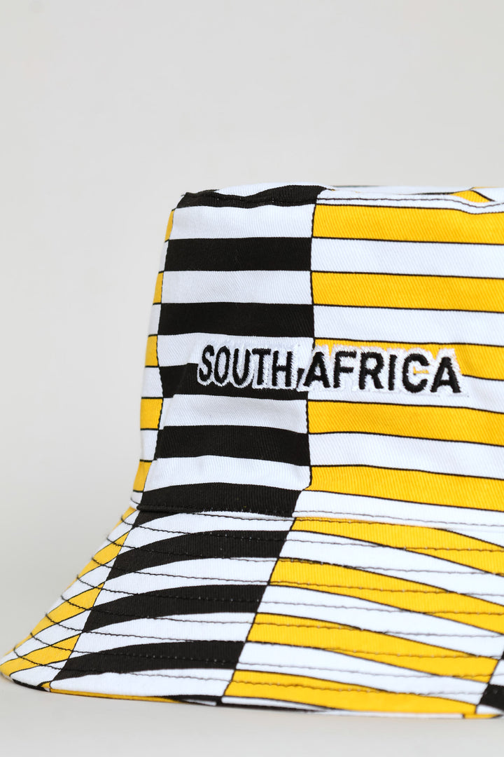Bafana Bucket Hat - Black/Yellow